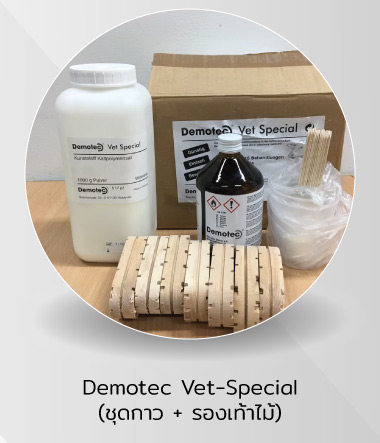 Demotec Vet-Special (ชุดกาว + รองเท้าไม้)