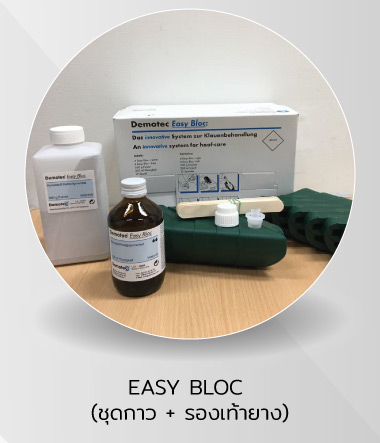 EASY BLOC (ชุดกาว + รองเท้ายาง) Hoof Tools